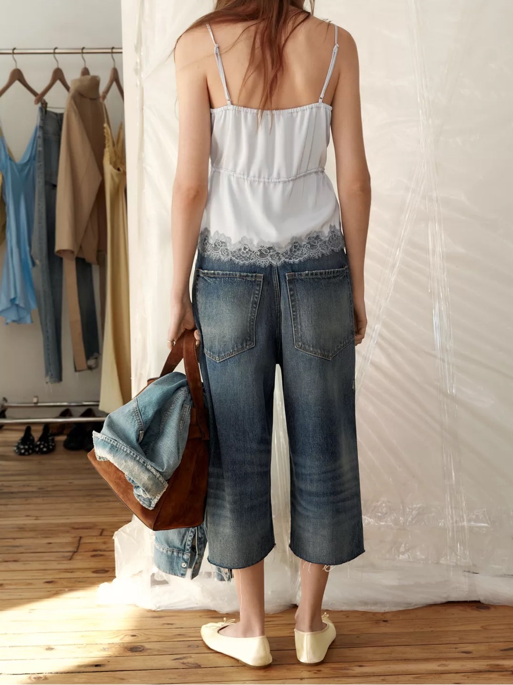 Zara MID-RISE RIPPED DENIM
JORTS TRE - Picture 2 of 8